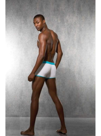 Трусы-боксеры Doreanse Bicolor арт. 1711, M, White-Turquoise || Трусы-боксеры Doreanse Bicolor арт. 1711, M, White-Turquoise