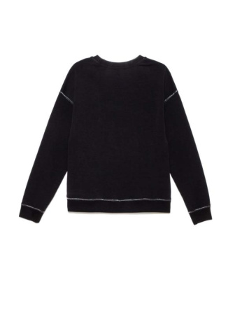 Хлопковый свитшот с мерцающей надписью Disney LD 949 || Джемпер жін. CE DISNEY LD 949, р.170-84, royal black