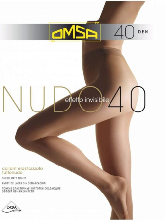 Колготки без шортиков OMSA Nudo 40, 4, caramello(телесный)