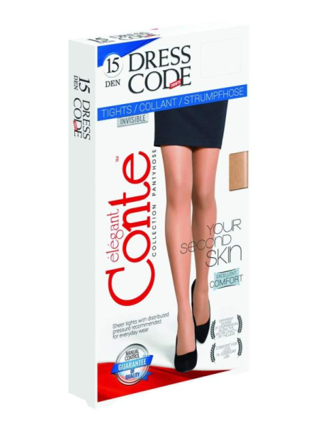 Колготки з ефектом другої шкіри DRESS CODE 15 Lycra, р. 3, Nero Колготки з ефектом другої шкіри DRESS CODE 15 Lycra, р. 3, Nero