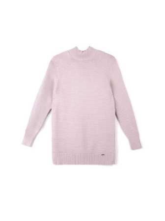 Удлиненный свитер из итальянской пряжи с модалом 037