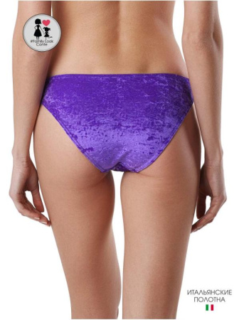 Трусики-бикини со средней посадкой BELLA VELVET || Труси куп. жін. CE BELLA VELVET, р.102, royal violet