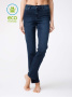 Eco-friendly джинсы c эффектом мгновенная коррекция живота CON-136 || Брюки джинсові жін. CE CON-136, р.164-106, dark blue