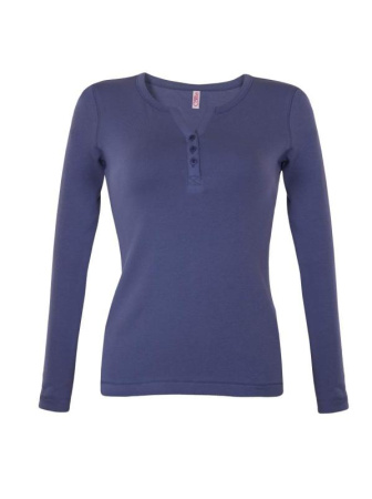 Базовый джемпер с планкой на пуговицах LD 599