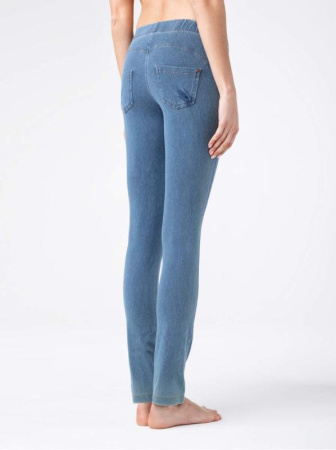 Моделирующие джеггинсы из денима MUZA, р.170-94, bright blue || Моделюючі джеггінси з деніму MUZA, р. 170-94, bright blue