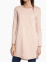 Стильная туника с имитацией рубашки 831 || Туніка жін. CE LTH 831, р.170-84-90, beige