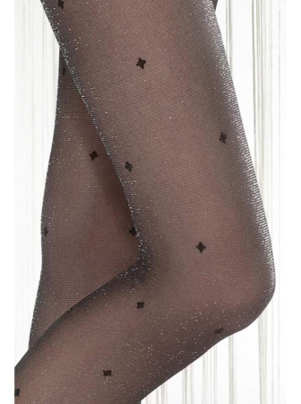 Женские колготки Gatta Silver Party 05, 2, nero/gold(черный/золото) || Женские колготки Gatta Silver Party 05, 2, nero/gold(черный/золото)