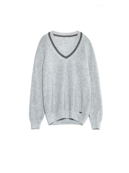 &quot;Oversize&quot; пуловер из итальянской пряжи с кашемиром LDK 066