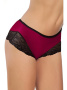 Полные трусики ORO Rosabella 2224 Бургундово-черный || Полные трусики ORO Rosabella 2224 Бургундово-черный