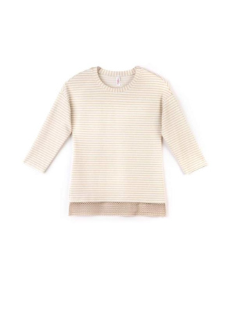 Ультрамодный джемпер с элегантным сетчатым кружевом 829 || Джемпер жін. CE LD 829, р.170-92, milky-golden