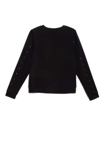 Ультракомфортный свитшот с металлическим декором LD 887 || Джемпер жін. CE LD 887, р.170-88, black