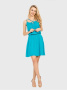 Легкое платье на завязках LPL 743 || ВТЖ Плаття жін. CE LPL 743, р.164-96-102, бірюза