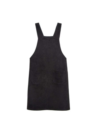 Сарафан из искусственной замши с карманами LSF 1048 || Сарафан жін. CE LSF 1048, р.164-84-90, black