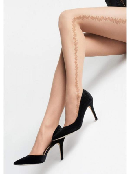 Колготки с узором MARILYN Natti M08, 1/2, nero(чёрный) Колготки с узором MARILYN Natti M08, 1/2, nero(чёрный)