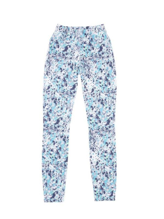 Джеггинсы с акварельным принтом IMPRESSA, р.170-102, bright turquise || Джеггінси з акварельними принтом IMPRESSA, р. 170-102, bright turquise