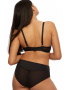 Комплект Kinga Comfort - бюстгальтер с уплотненной чашкой BC-750 и полные трусики P-861/2 Черный || Комплект Kinga Comfort - бюстгальтер с уплотненной чашкой BC-750 и полные трусики P-861/2 Черный