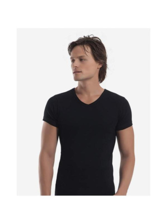 Мужская футболка Oztas A-1061, S, Черный