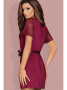 Комплект Obsessive Miamor robe  Бордо || Комплект Obsessive Miamor robe  Бордо
