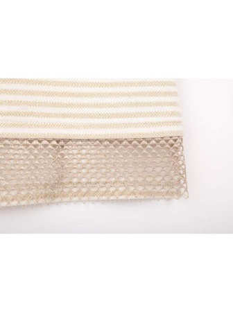 Ультрамодный джемпер с элегантным сетчатым кружевом 829 || Джемпер жін. CE LD 829, р.170-92, milky-golden