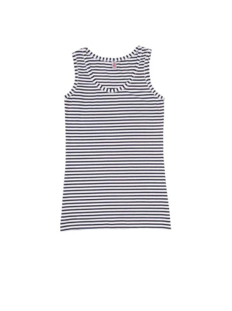 Топ из вискозы в полоску LD 731 || ВТЖ Джемпер жін. CE LD 731, р.170-100, білий-синій