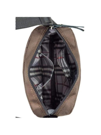 Сумка - Планшет Унисекс Leather Nylon Коричневый P2401Ex042 || Сумка - Планшет Унисекс Leather Nylon Коричневый P2401Ex042