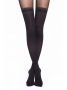 Плотные колготки GALA с имитацией чулок и  ненавязчивым блеском люрекса Lycra