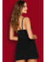 Комплект Obsessive Cecilla chemise Черный