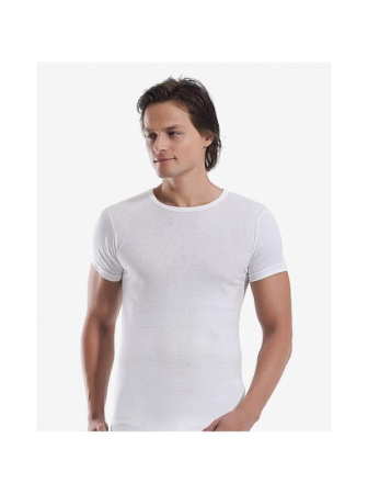 Мужская футболка Oztas A-1048, S, Белый