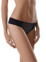 Трусы &quot;бразилиана&quot; GLAMOR LBR 649 (на вешалке) || Труси жін. CELG GLAMOR LBR 649, р.90/S, чорний