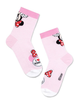 Носки дет. CK DISNEY 17С-126СПМ || Шкарпетки дит. DISNEY 17С-126СПМ, р.20, 350 світло-рожевий