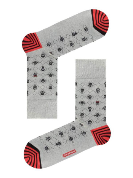 Носки муж. DW HAPPY 17С-151СП, р.29, 059 серый
