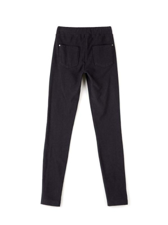 Джеггинсы с высокой посадкой и термоэффектом WINDY, р.164-90, Nero || Джеггінси з високою посадкою і термоэффектом WINDY, р. 164-90, dark bordo