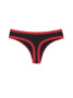 Трусы &quot;стринг&quot; LAZY DAYS LST 1004 (на вешалке) || Труси жін. CE LAZY DAYS LST 1004 (вішалка), р.98, black-red
