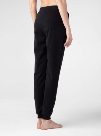 Джоггеры ORA с высокой посадкой с легким мерцанием люрекса || Брюки жін. CE ORA, р.164-102, shiny black