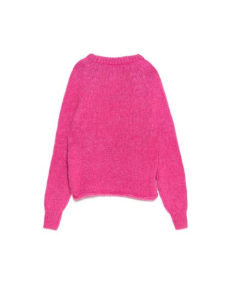 Вязаный джемпер из объемной итальянской пряжи с шерстью и мохером LDK 075 || Джемпер жін. CE LDK075 18С-265СП, р.170-88, emerald green