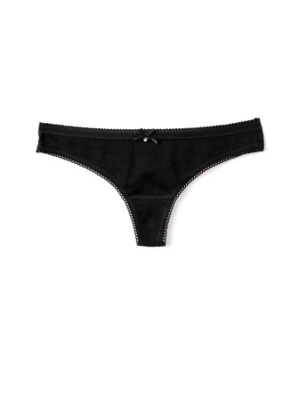 Трусы &quot;стринг&quot; ULTRA SOFT LST 795 (на вешалке) || Труси жін. CE ULTRA SOFT LST 795 (вішалка), р.98, Nero