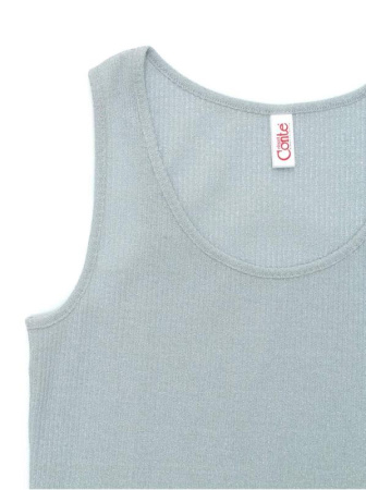 Топ с мерцанием люрекса из вискозы премиального качества LD 1130 || Джемпер жін. CE LD 1130, р.170-84, metallic silver