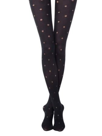 Колготки в прозорий горошок ENJOY