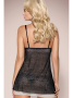 Комплект Obsessive 811-BAB-4 babydoll Черно-экри || Комплект Obsessive 811-BAB-4 babydoll Черно-экри