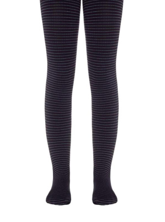 Колготки детские нарядные MARCIA фиолетовый неро, р.116-122, violet-nero