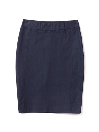 Юбка-карандаш с напылением &quot;под кожу&quot; GLORIA || Спідниця жін. CE GLORIA, р.170-92-98, navy