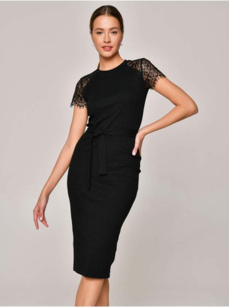 Платье жен. Conte LPL 1159, р.170-96-102, black-silver