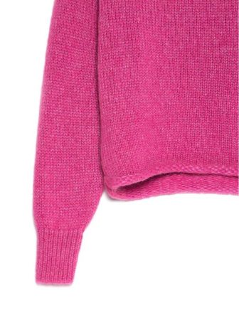 Вязаный джемпер из объемной итальянской пряжи с шерстью и мохером LDK 075 || Джемпер жін. CE LDK075 18С-265СП, р.170-88, emerald green