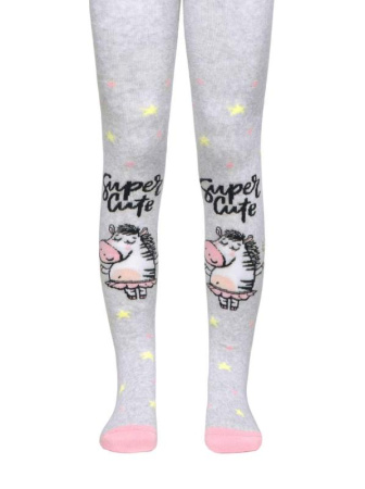 Колготки детские Conte Kids SOF-TIKI 7С-38СП, р.104-110 (16), 521 світло-сірий