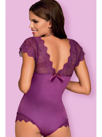 Боди Obsessive Moketta Фиолетовый || Боди Obsessive Moketta Фиолетовый