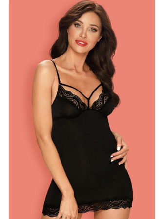 Комплект Obsessive Diyosa chemise  Черный