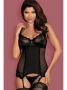 Комплект Obsessive Amallie corset Черный || Комплект Obsessive Amallie corset Черный