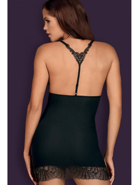 Комплект Obsessive Chiccanta chemise Черный
