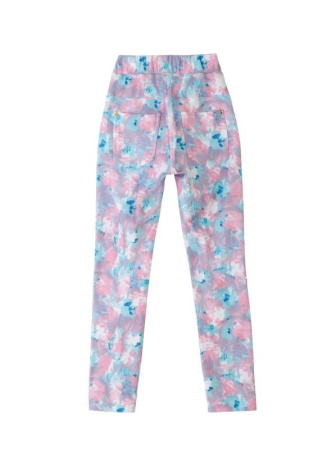 Бриджи с цветочным принтом FIOLA || ВТЖ Бриджі  жін. CE FIOLA, р.164-90, pink-white