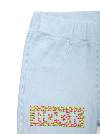 Джеггинсы с ярким рисунком из неоновых стразов ROConte Kids STAR, р.134, 140-72 || Джеггінси з яскравим малюнком з неонових стразів ROConte Kids STAR, р. 134, 140-72